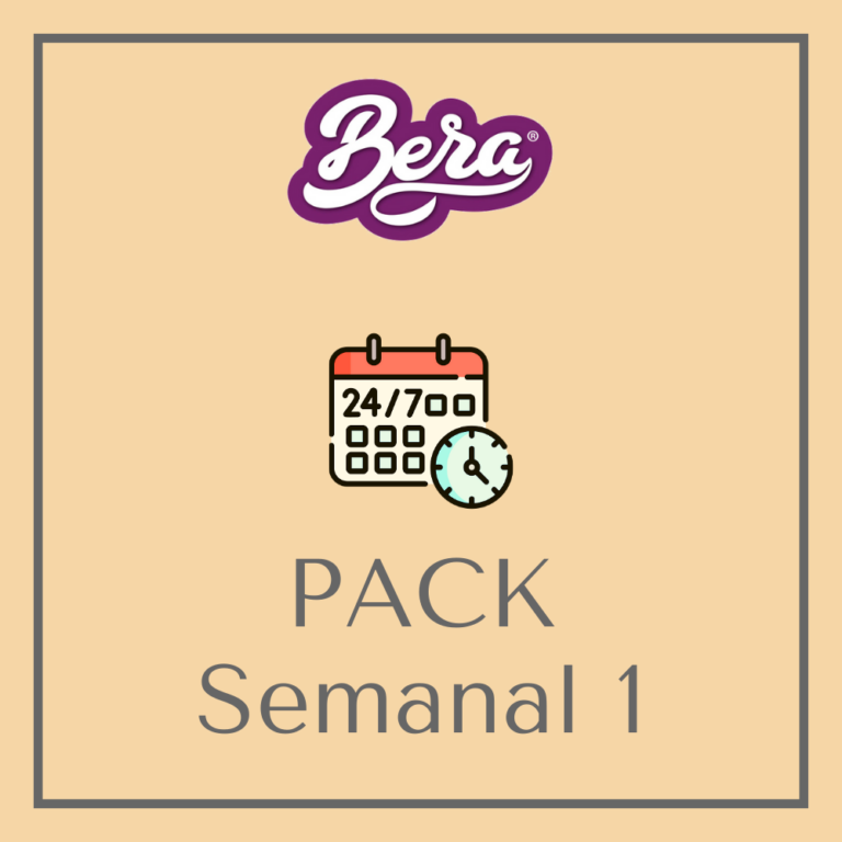Pack Semanal 1 - Platos Preparados BERA